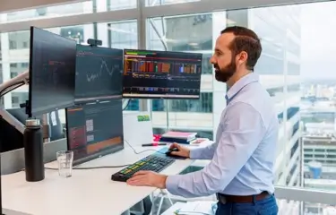 Man working in the office