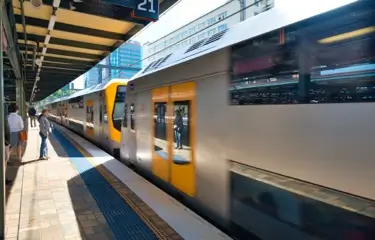 Train station infrastructure
