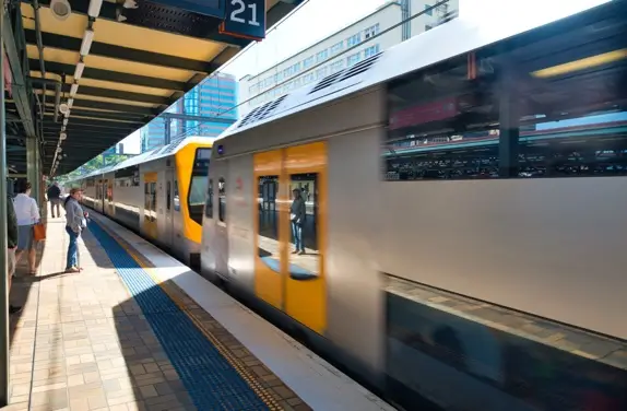 Train station in Sydney